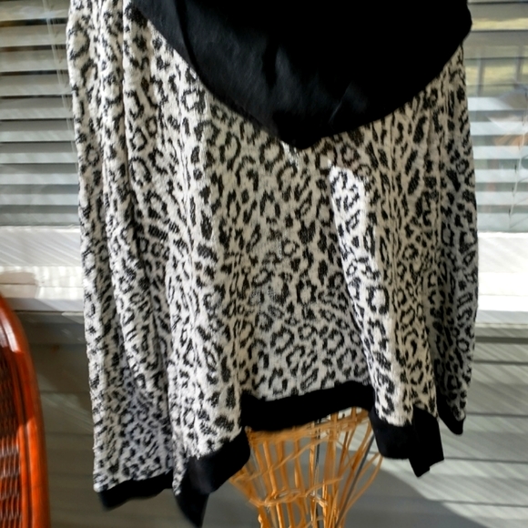 Sweater 🌅Swing Hooded zip up jacket sweater top - Picture 3 of 14